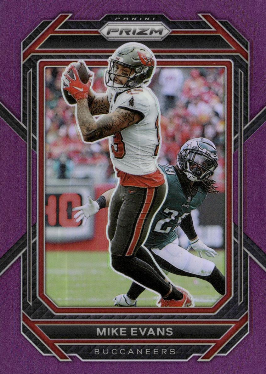 2022 Panini Prizm Football Purple Mike Evans #275 PSA 10
