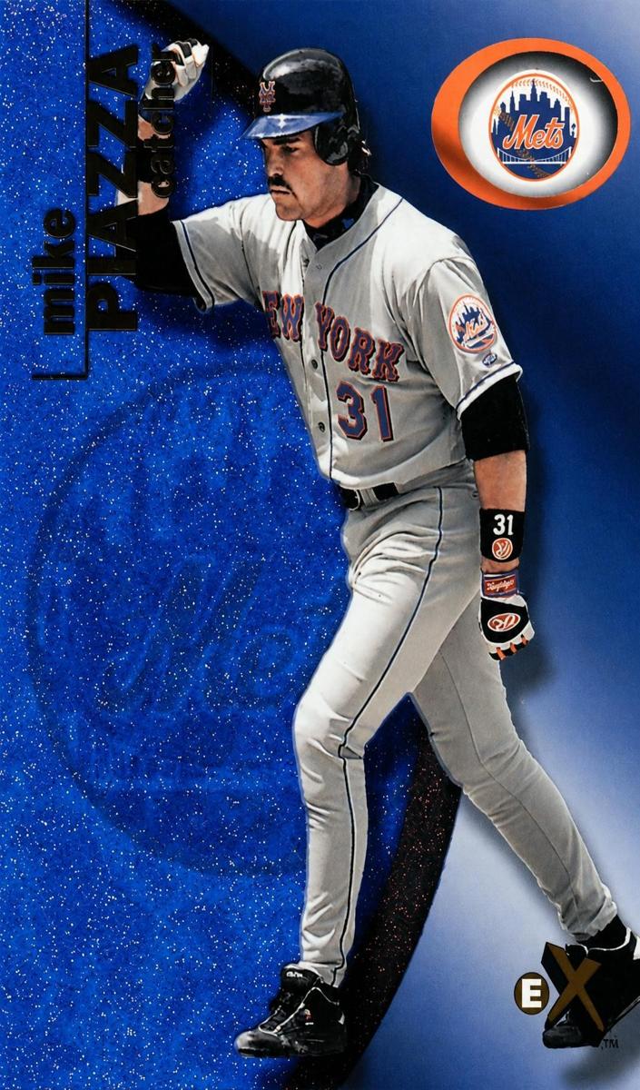 2001 Fleer E-X Baseball Essential Credentials Now Mike Piazza #30