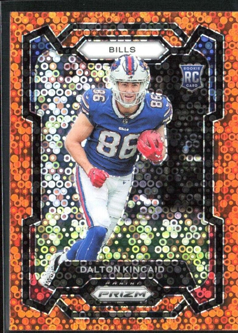2023 Panini Prizm Football No Huddle Dalton Kincaid #308 PSA 9