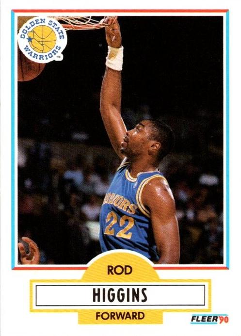 1990 Fleer Basketball Rod Higgins #64 PSA 9