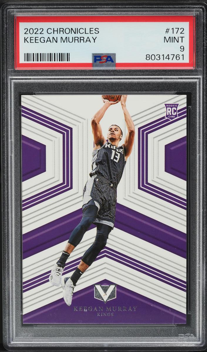 2022 Panini Chronicles Basketball Keegan Murray #172 PSA 9