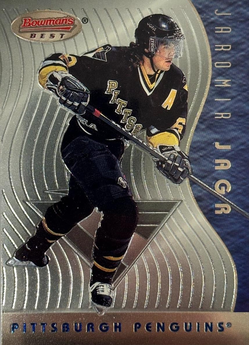 1995 Bowman Hockey Jaromir Jagr #BB7 SGC 8.5