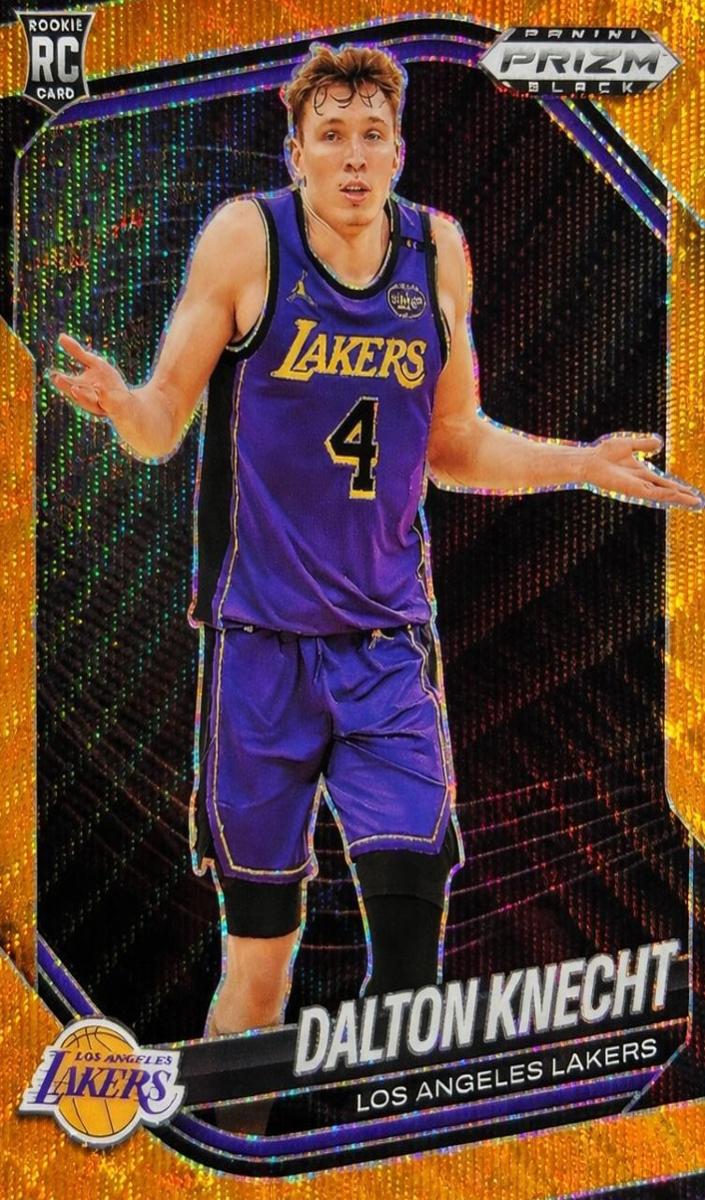 2024 Panini Prizm Black Basketball Orange Wave Dalton Knecht #33