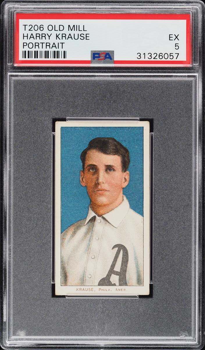 1909-11 T206 Baseball Portrait Harry Krause #NNO