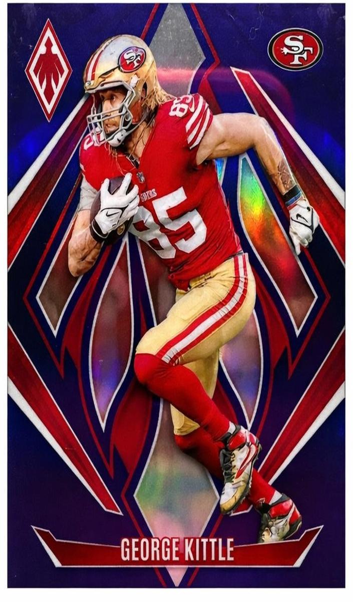 2024 Panini Phoenix Football Blue George Kittle #63