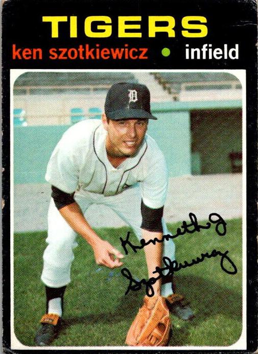 1971 Topps Baseball Ken Szotkiewicz #749 PSA 7