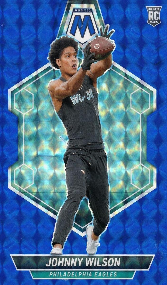 2024 Panini Mosaic Football Blue Johnny Wilson #396