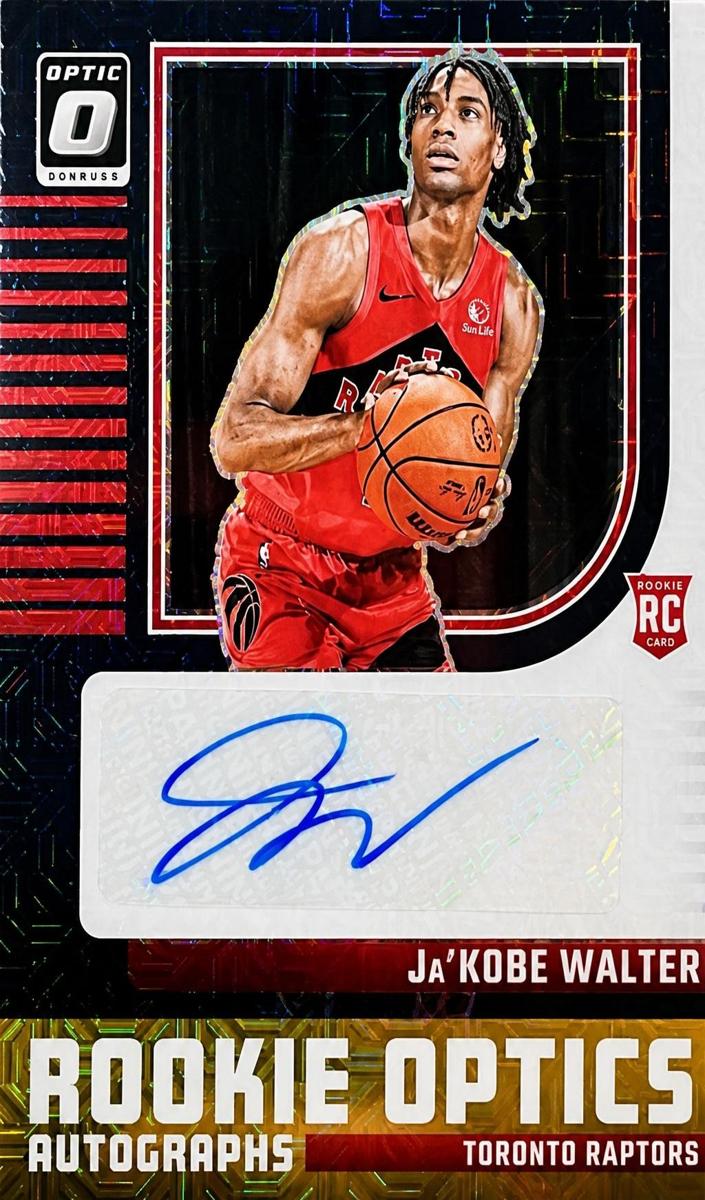 2024 Donruss Optic Basketball Choice Black Gold Ja'Kobe Walter #333
