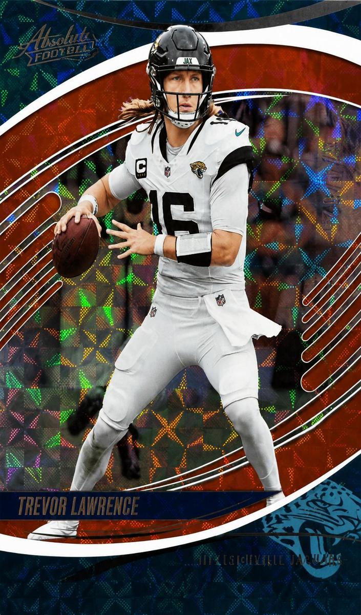 2025 Panini Absolute Football Orange Mosaic Trevor Lawrence #48