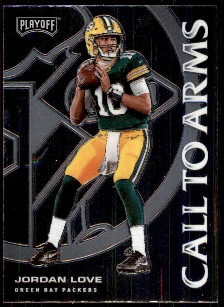 2020 Panini Playoff Football Jordan Love #CA-20 PSA 9