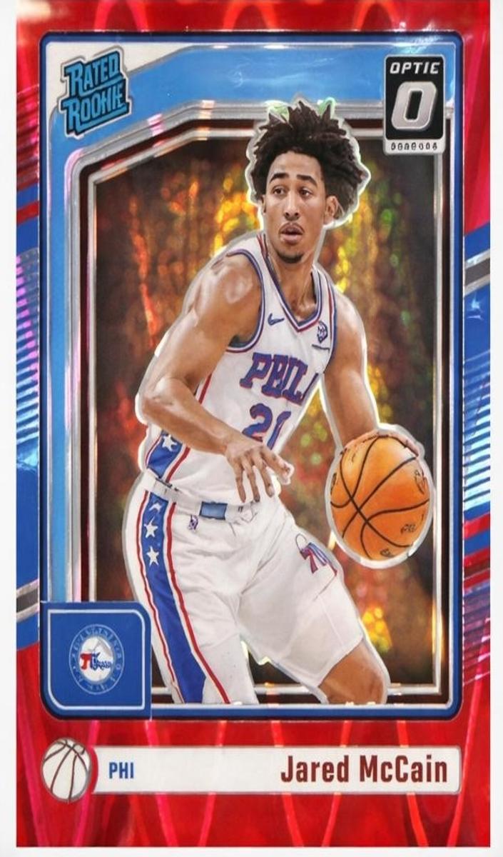 2024 Donruss Optic Basketball Red Seismic Jared McCain #270