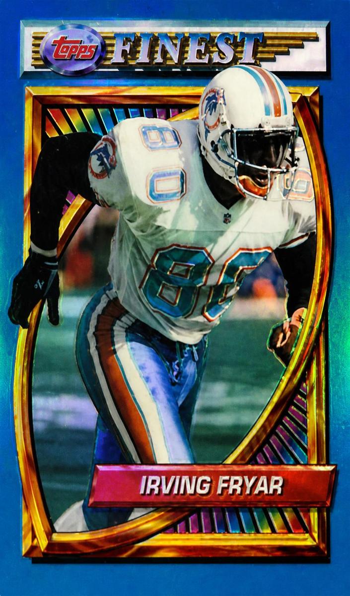 1994 Topps Finest Football Refractor Irving Fryar #158