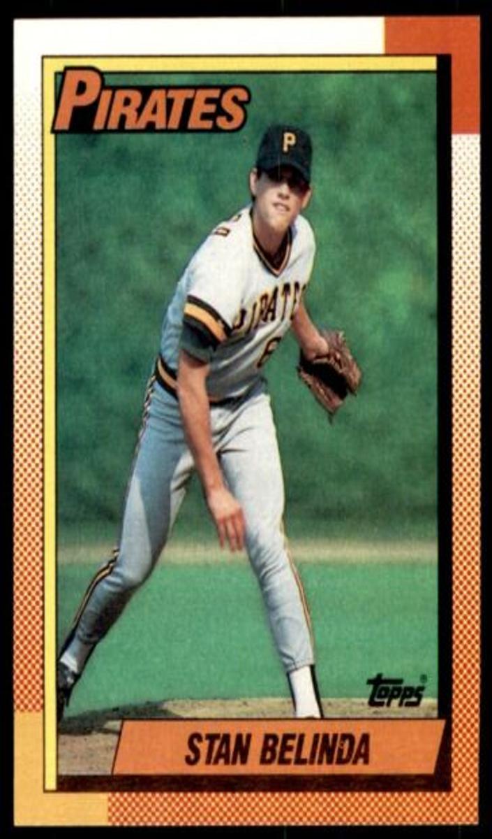 1990 Topps Baseball Stan Belinda #354