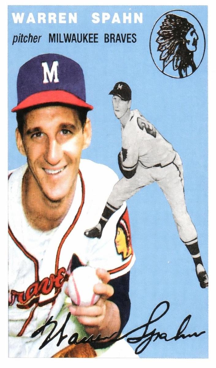1994 Topps Archives Baseball Gold Warren Spahn #20