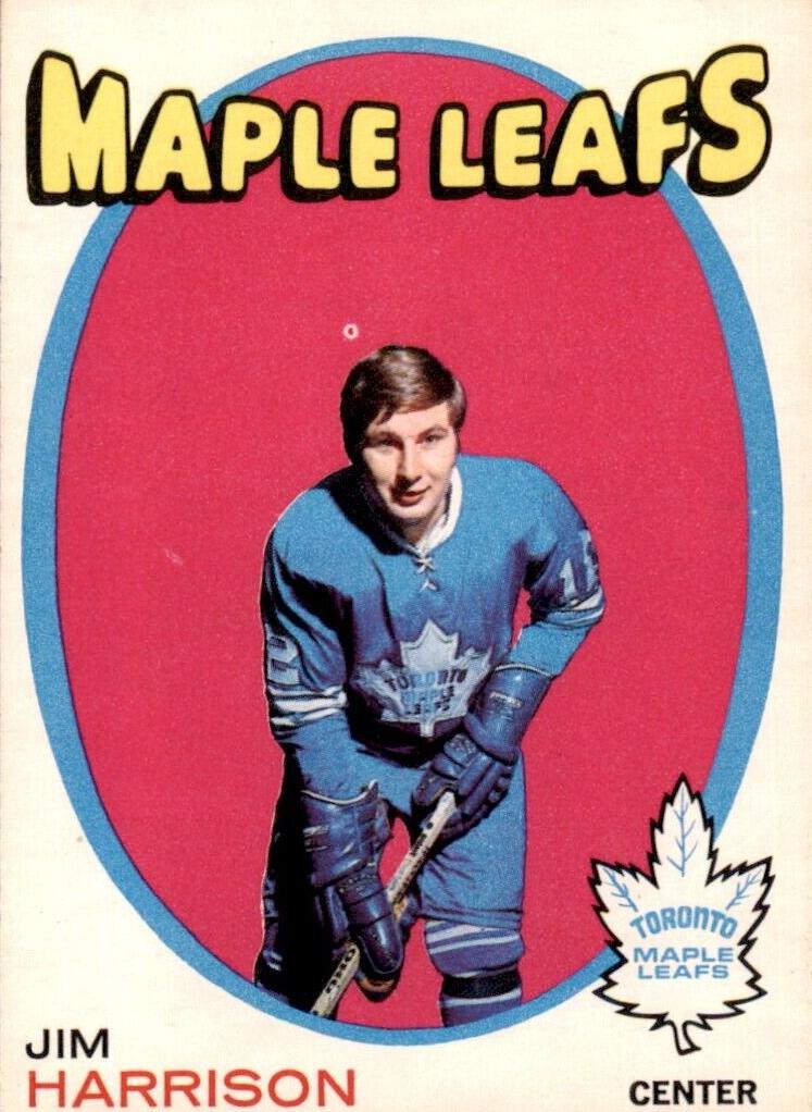 1971 O-Pee-Chee Hockey Jim Harrison #10