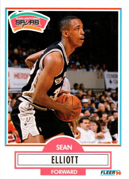 1990 Fleer Basketball Sean Elliott #171 PSA 10
