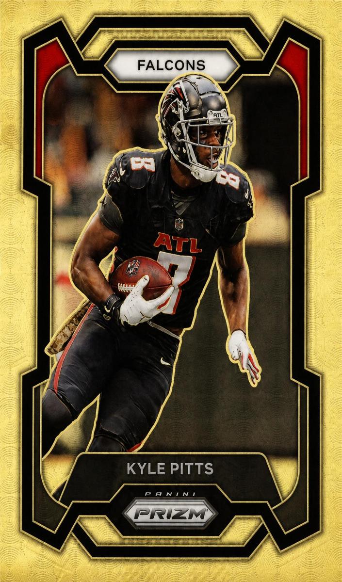 2023 Panini Prizm Football Gold Vinyl Kyle Pitts #11 SGC 9.5