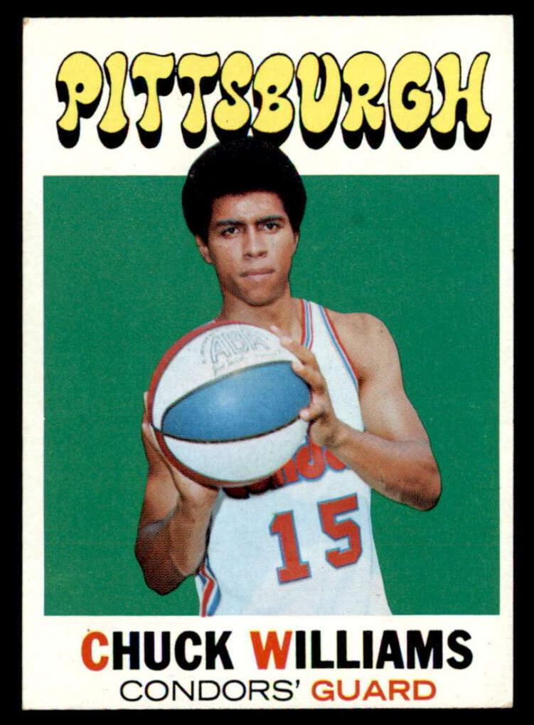 1971 Topps Basketball Chuck Williams #218 PSA 7