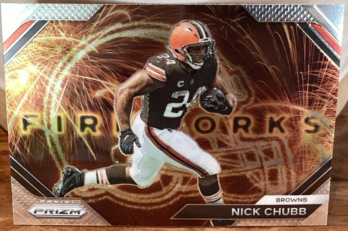2023 Panini Prizm Football No Huddle Nick Chubb #F-13