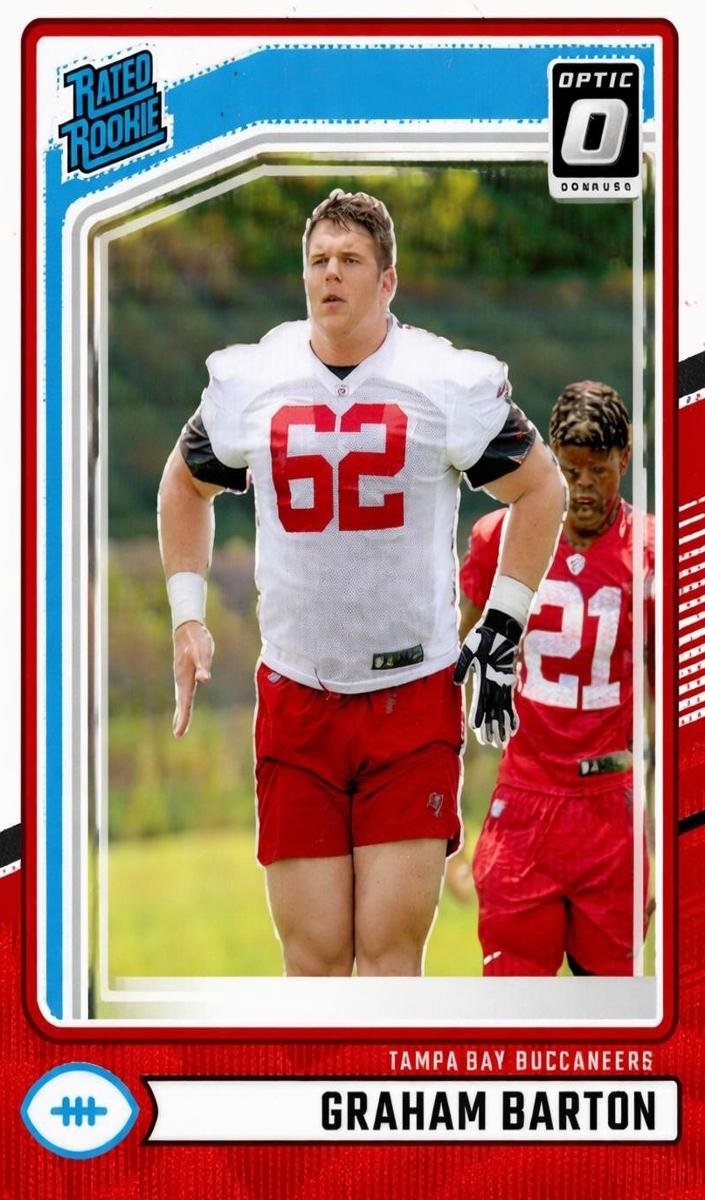 2024 Panini Donruss Football Red Wave Graham Barton #380 PSA 10