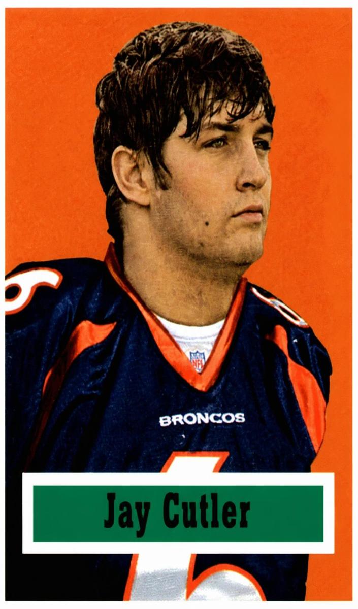 2006 Topps Turn Back The Clock Football Jay Cutler #15 PSA 10