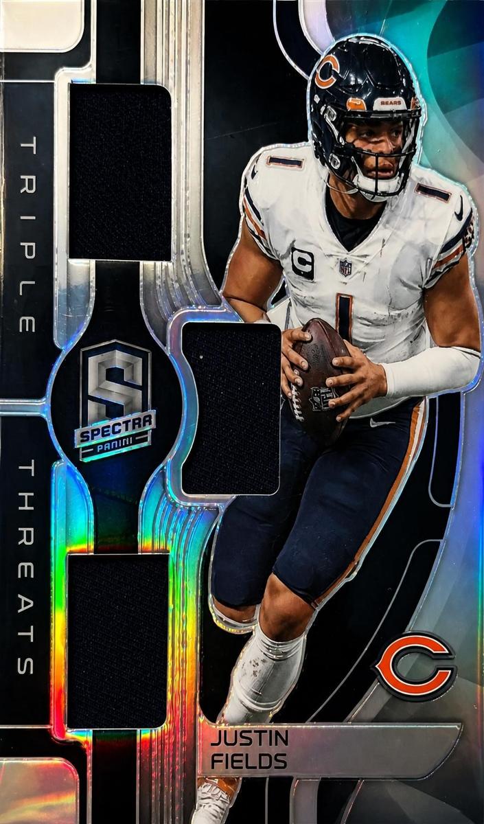 2023 Panini Spectra Football Justin Fields #TT-JFI