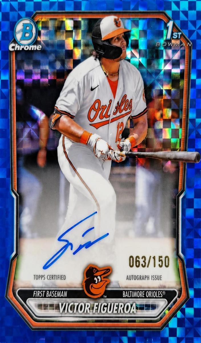 2026 Bowman Baseball Blue X-Fractor Victor Figueroa #CPA-VF