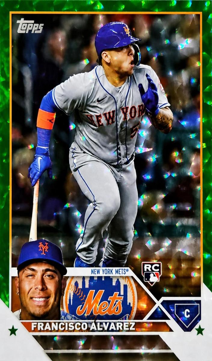 2023 Topps Baseball Green Foil Francisco Alvarez #644 SGC 9