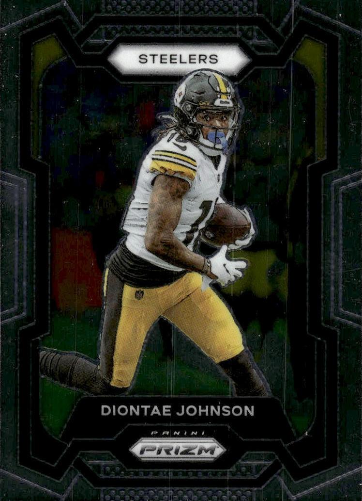 2023 Panini Prizm Football Diontae Johnson #247 PSA 8