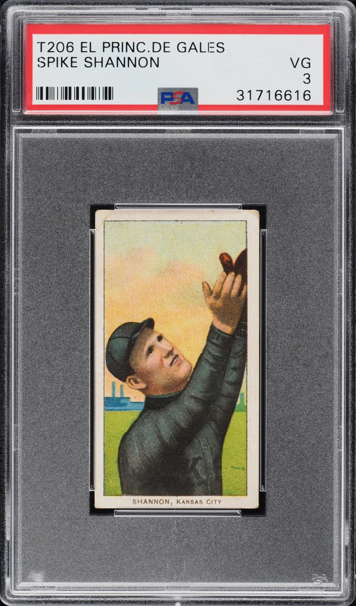 1909-11 T206 Baseball Spike Shannon #NNO