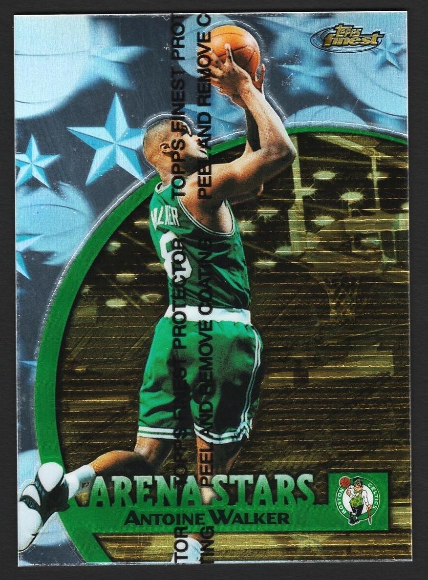 1998 Topps Finest Basketball Antoine Walker #AS13 PSA 9