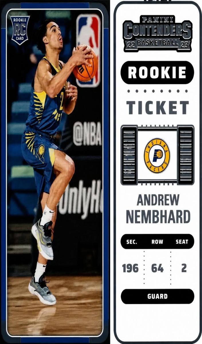 2022 Panini Contenders Basketball Andrew Nembhard #119