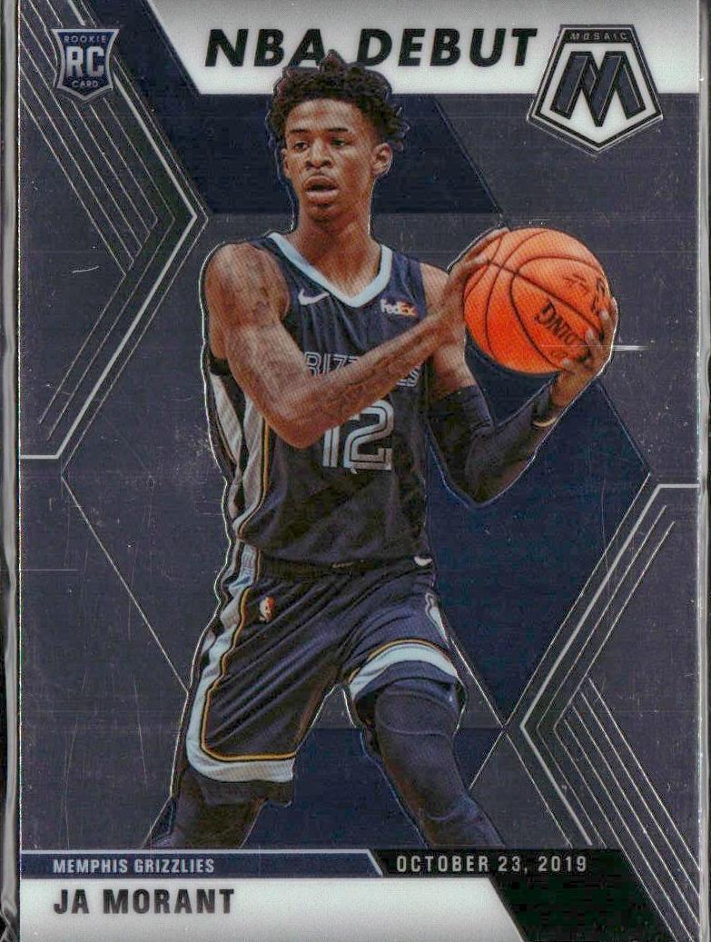 2019 Panini Mosaic Basketball Mosaic Blue Ja Morant #274 PSA 9