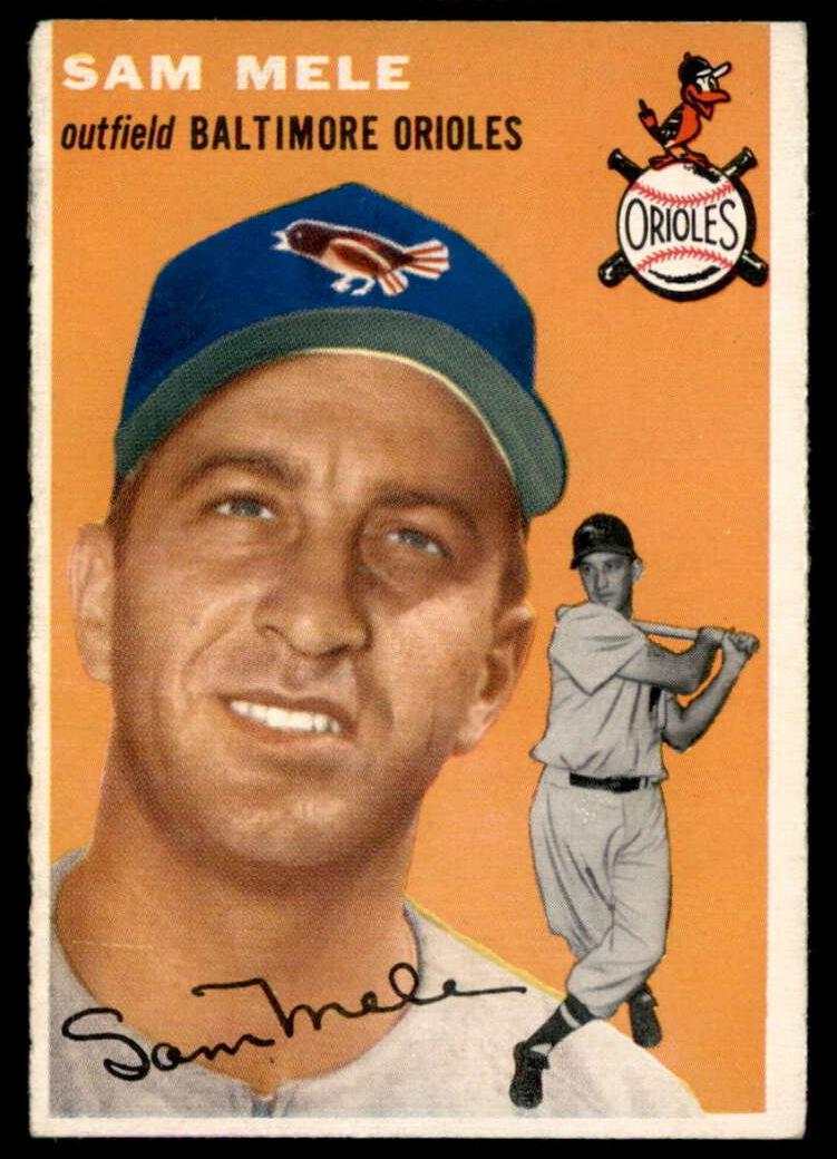 1954 Topps Baseball Sam Mele #240 PSA 6