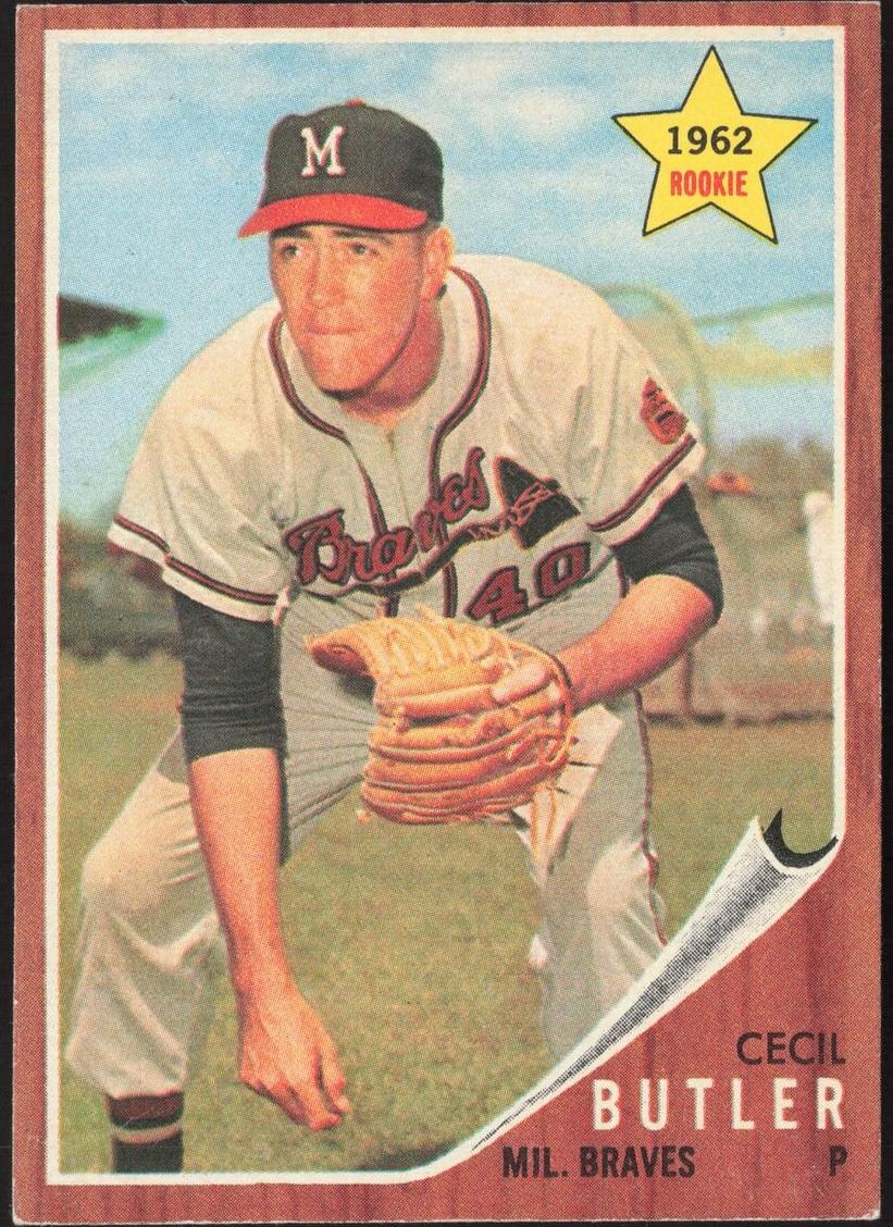 1962 Topps Baseball Cecil Butler #239