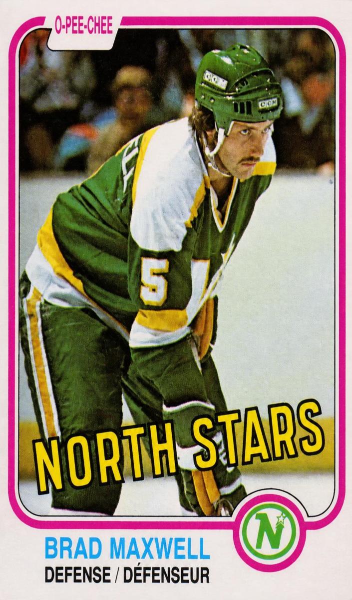 1981 O-Pee-Chee Hockey Brad Maxwell #102 SGC 8