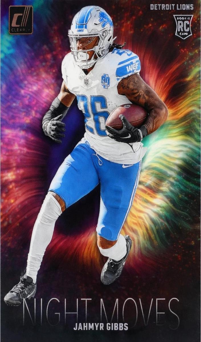 2023 Panini Clearly Donruss Football Jahmyr Gibbs #23