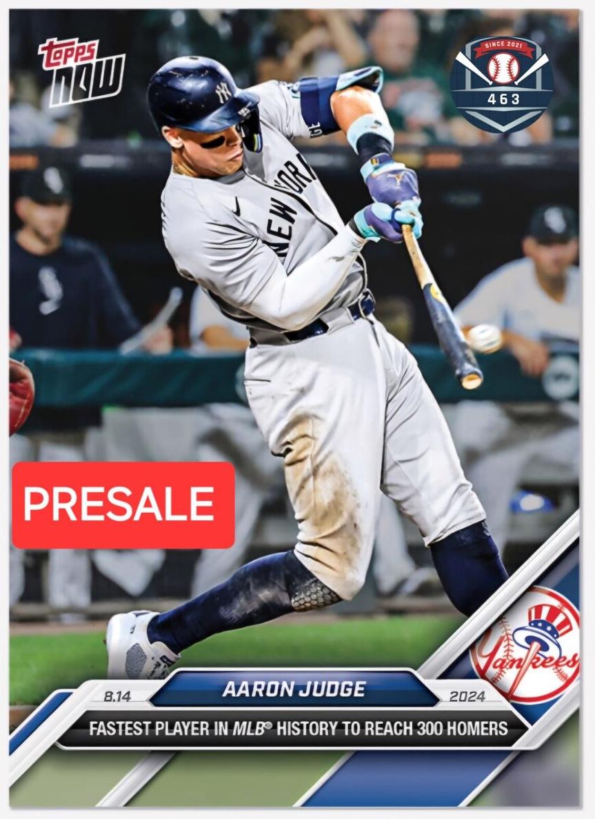 2024 Topps Now Baseball Aaron Judge #555 SGC 9.5