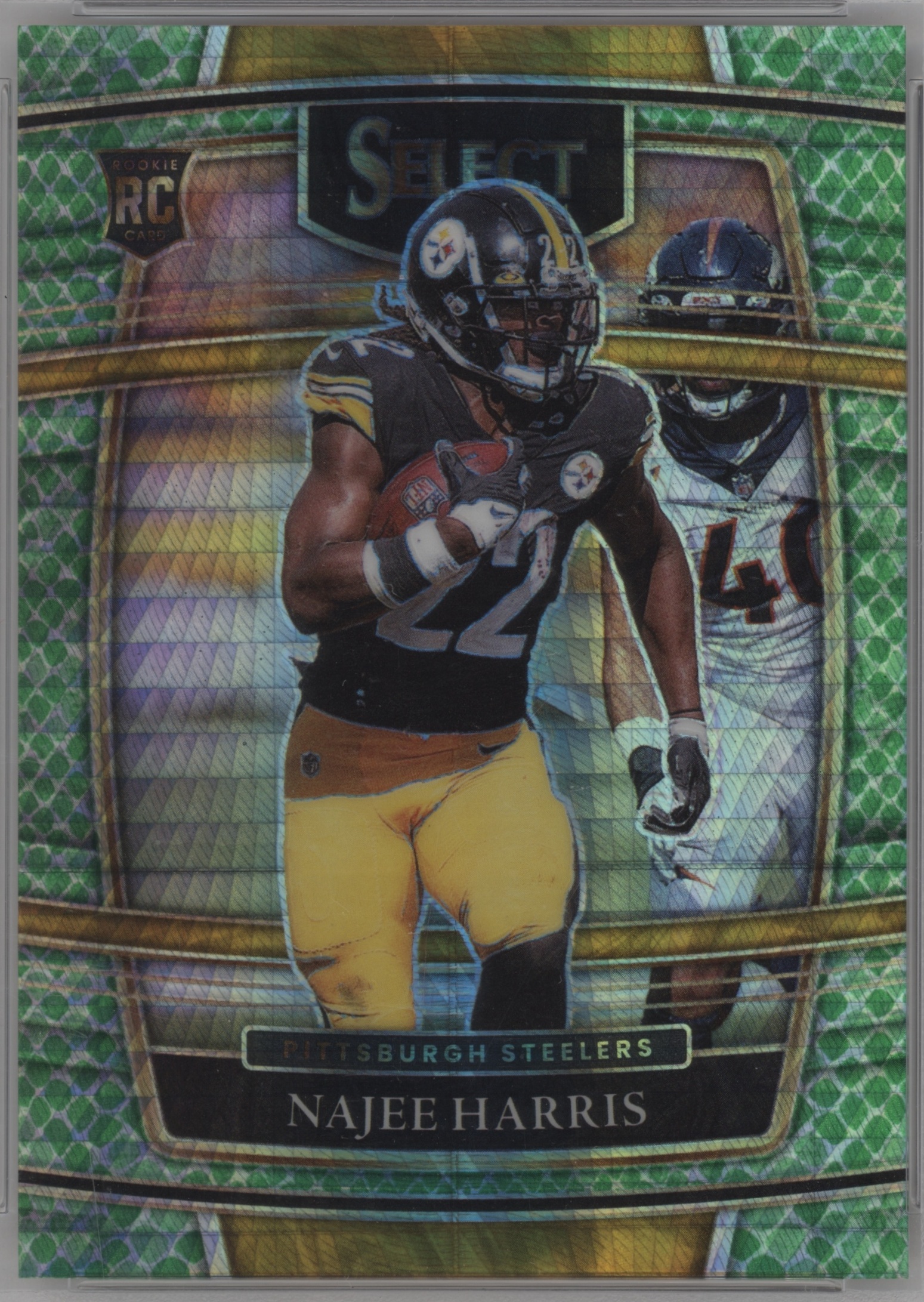 2021 Panini Select Football Dragon Scale Najee Harris #53