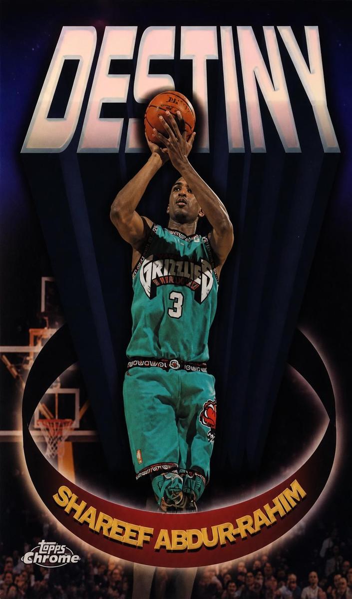 1997 Topps Chrome Basketball Refractor Shareef Abdur-Rahim #D13 PSA 10