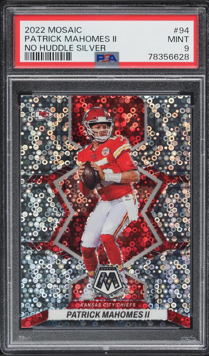 2022 Panini Mosaic Football No Huddle Silver Patrick Mahomes II #94