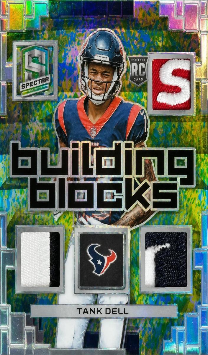 2023 Panini Spectra Football Neon Splatter Tank Dell #BBL-NTD