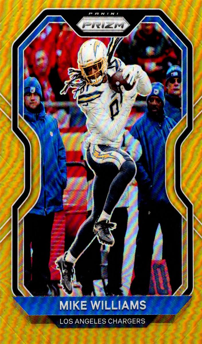 2020 Panini Prizm Football Gold Prizm Mike Williams #140