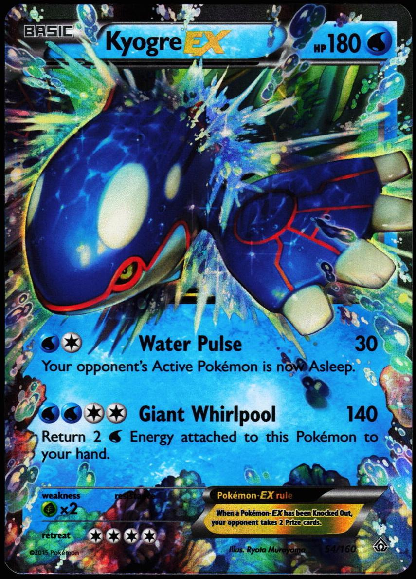 2015 Pokemon XY Primal Clash Kyogre #54