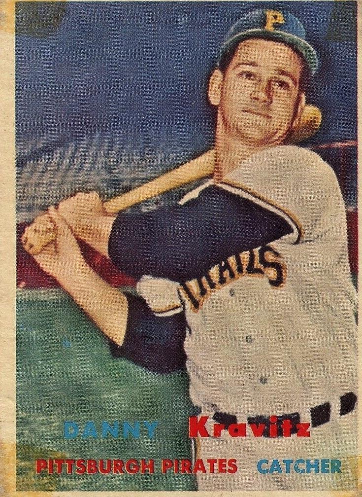 1957 Topps Baseball Danny Kravitz #267