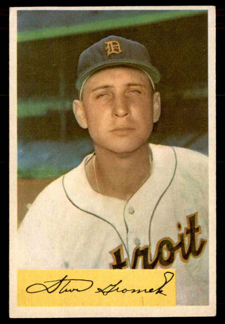 1954 Bowman Baseball Steve Gromek #199
