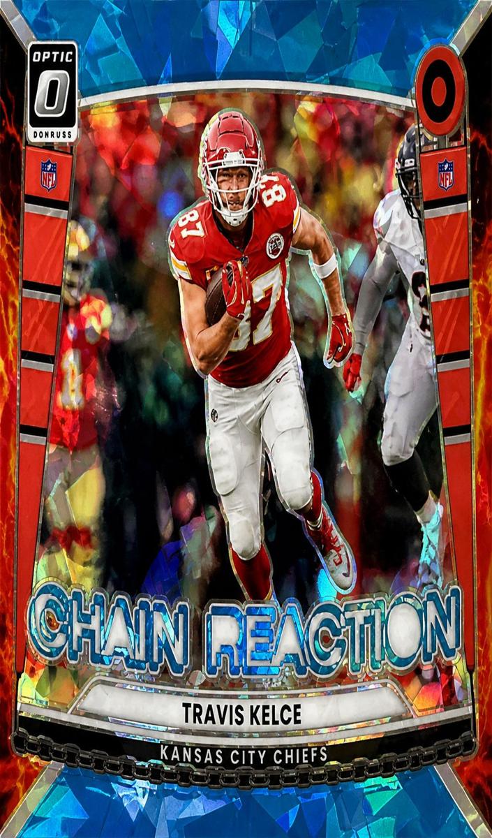 2025 Donruss Optic Football Ice Travis Kelce #7