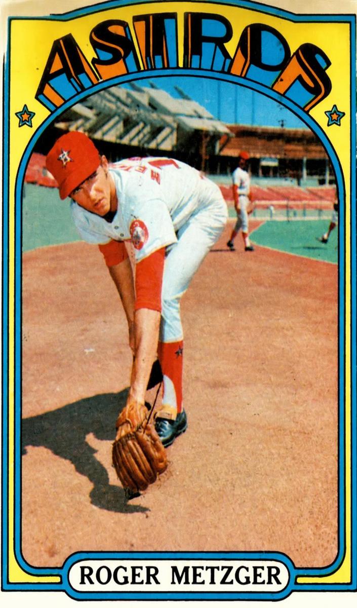 1972 O-Pee-Chee Baseball Roger Metzger #217