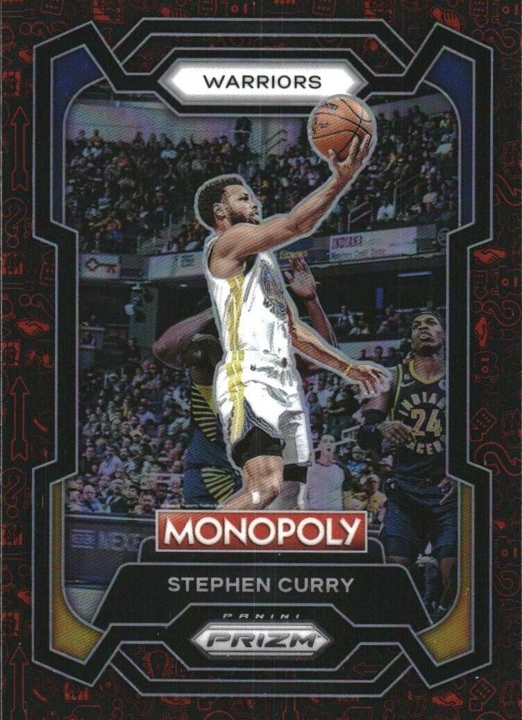 2023 Panini Prizm Monopoly Basketball Red Stephen Curry #28 PSA 9