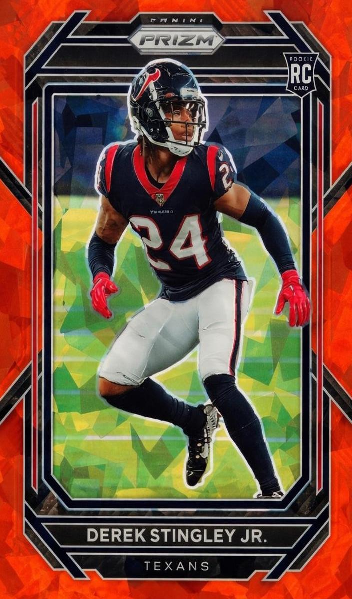 2022 Panini Prizm Football Orange Ice Derek Stingley Jr. #369